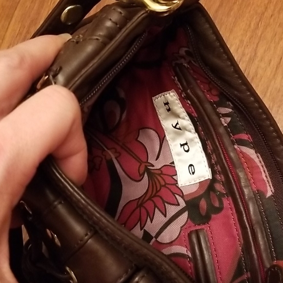 NYPE brown vegan leather shoulder purse! - Picture 5 of 8